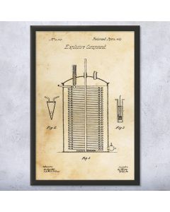 Dynamite Patent Framed Print