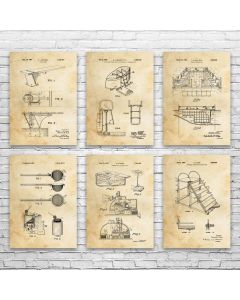 Swimming Pool Posters Set of 6