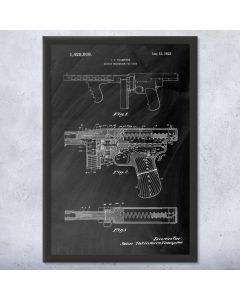 Tommy Gun Patent Print