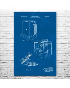 Transformer Box Patent Print Poster