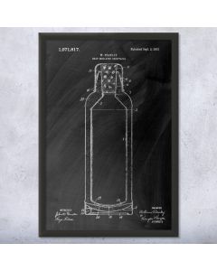 Insulated Bottle Patent Print