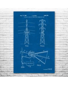 Transmission Tower Poster Print