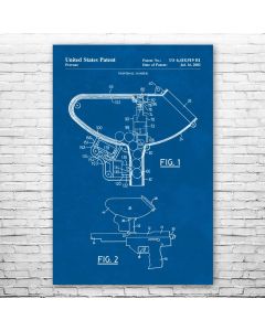 Paintball Loader Patent Print Poster