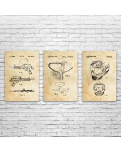 Paintball Patent Posters Set of 3