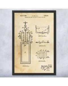 Tempered Glass Patent Print