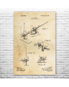 Compass Cutter Patent Print Poster