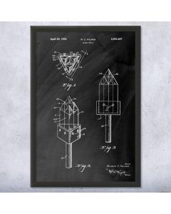 Glass Drill Bit Patent Print