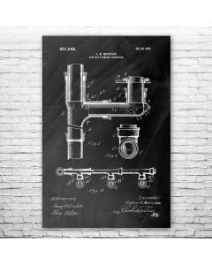 Plumbing Joint Patent Print Poster