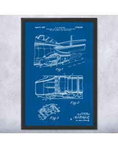 Jet Air Intake Patent Framed Print