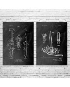 Pipe Fitting Patent Prints Set of 2