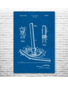 Pipe Bender Patent Print Poster
