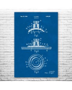 Suction Cup Patent Print Poster