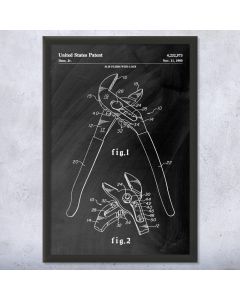 Slip Pliers Patent Framed Print