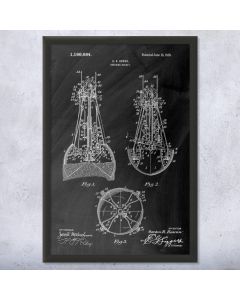 Dredging Bucket Patent Framed Print