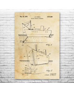 Suction Dredging Patent Print Poster