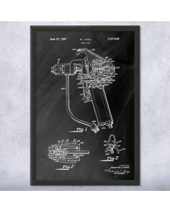 Air Spray Gun Patent Framed Print