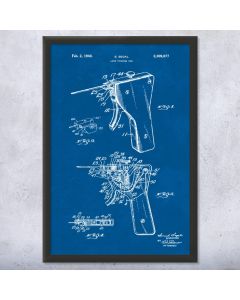 Lock Picking Gun Patent Framed Print