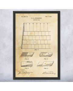 Roofing Tile Patent Framed Print
