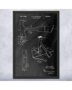Roofing Hammer Patent Framed Print