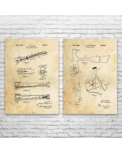 Roofing Patent Prints Set of 2