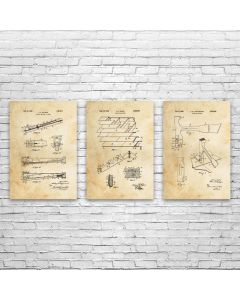 Roofing Patent Posters Set of 3