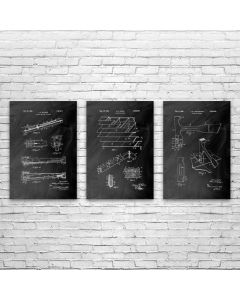 Roofing Patent Posters Set of 3
