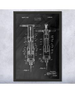 Jackhammer Patent Framed Print
