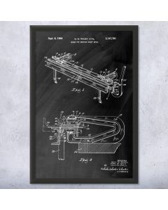 Metal Bending Brake Patent Framed Print