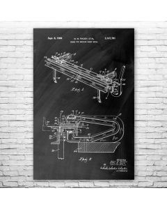 Metal Bending Brake Patent Print Poster