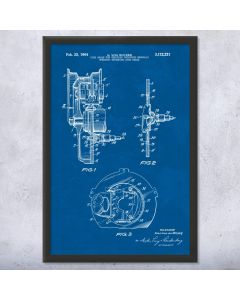Disk Brake Patent Framed Print