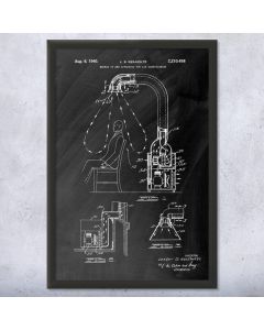 Air Conditioning Patent Framed Print