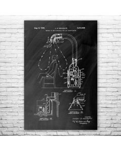 Air Conditioning Patent Print Poster