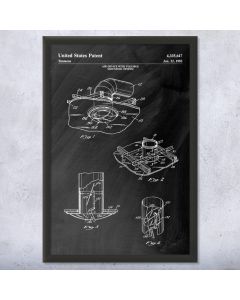 Ceiling Air Vent Patent Framed Print