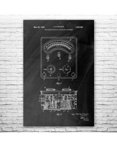 Multimeter Patent Print Poster