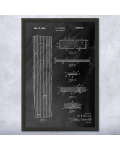 Wood Flooring Patent Framed Print