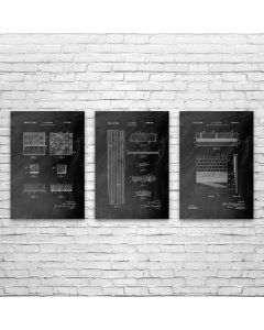 Flooring Patent Posters Set of 3
