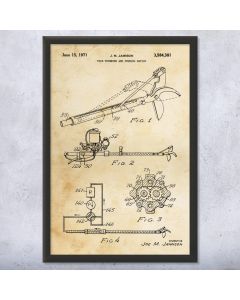 Pole Trimmer Patent Framed Print