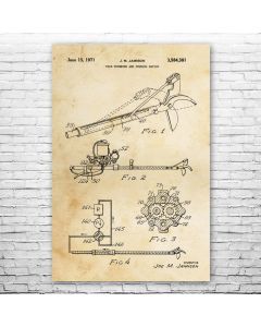 Pole Trimmer Patent Print Poster