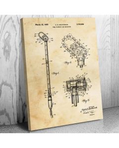 Pole Chainsaw Patent Canvas Print