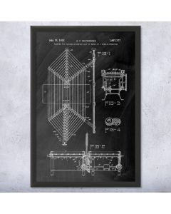 Bread Slicing Machine Patent Framed Print