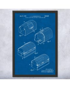 Sliced Bread Patent Framed Print