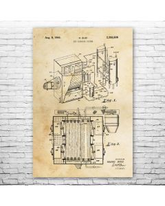 Dry Cleaning Patent Print Poster