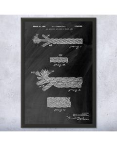 Rope Patent Framed Print