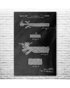 Rope Patent Print Poster