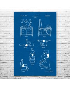 Pilates Chair Patent Print Poster