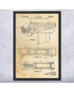 M14 Rifle Patent Framed Print