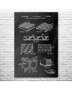 Bubble Wrap Patent Print Poster