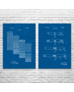 Mahjong Patent Prints Set of 2
