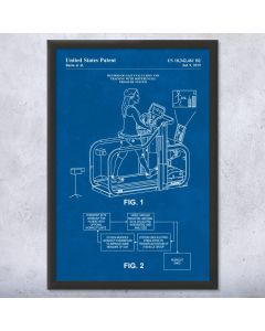 Anti-Gravity Treadmill Patent Framed Print