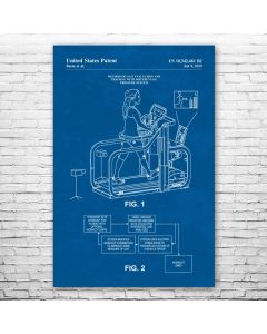 Anti-Gravity Treadmill Patent Print Poster